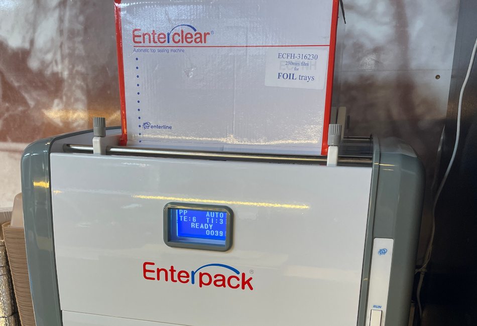 Enterpack ready to cook meals packaging machine