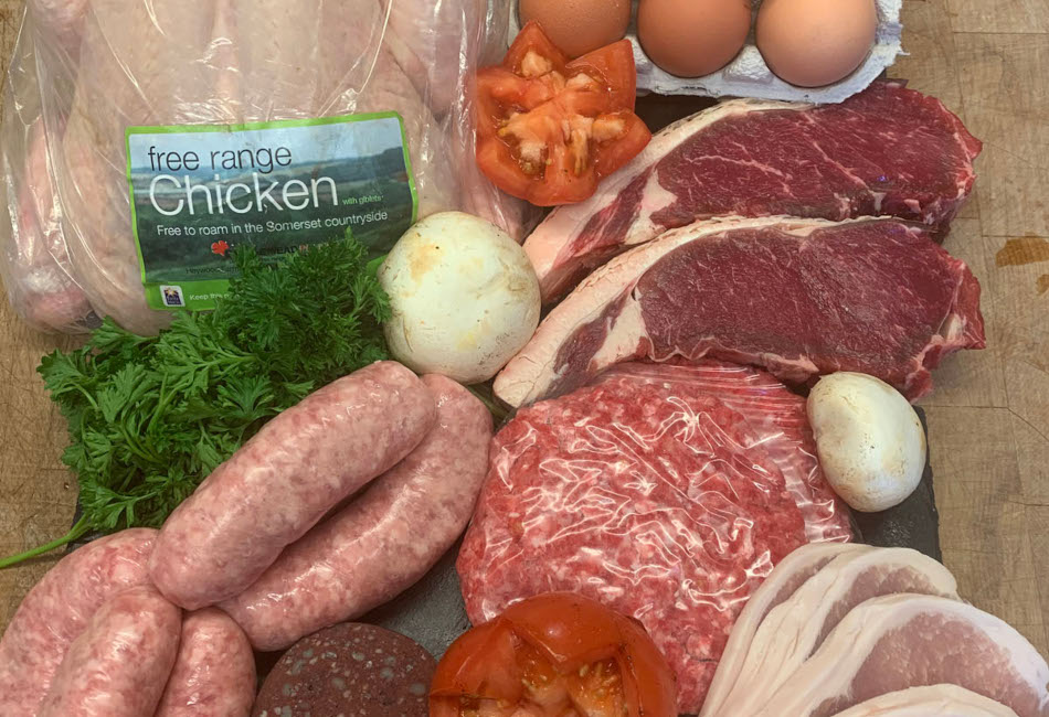 Meat boxes delivered in Malmesbury
