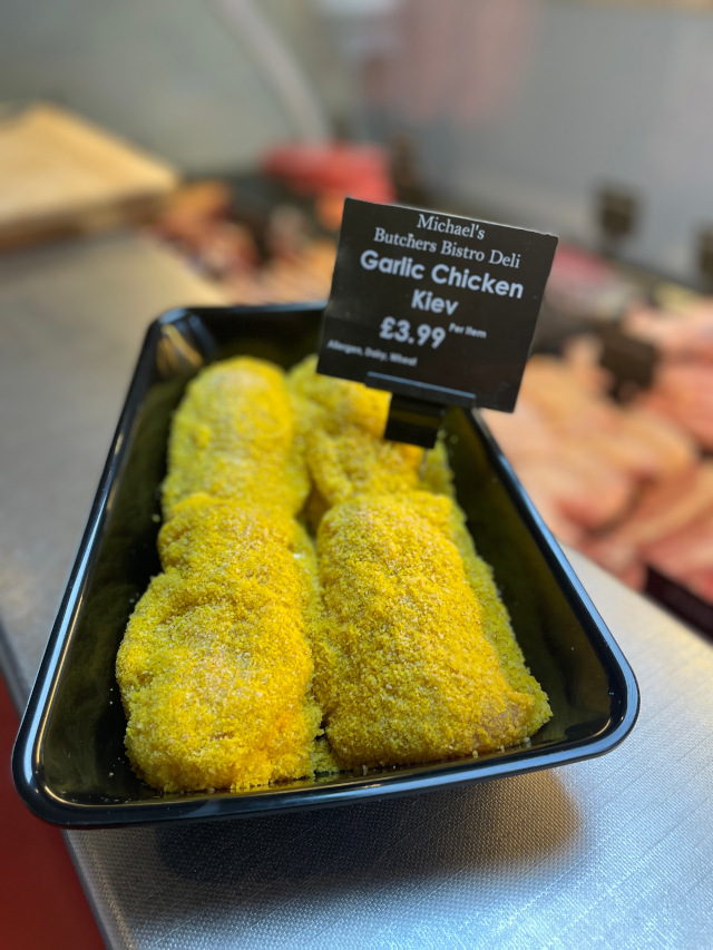 Ready to cook meals Garlic chicken Kiev Malmesbury